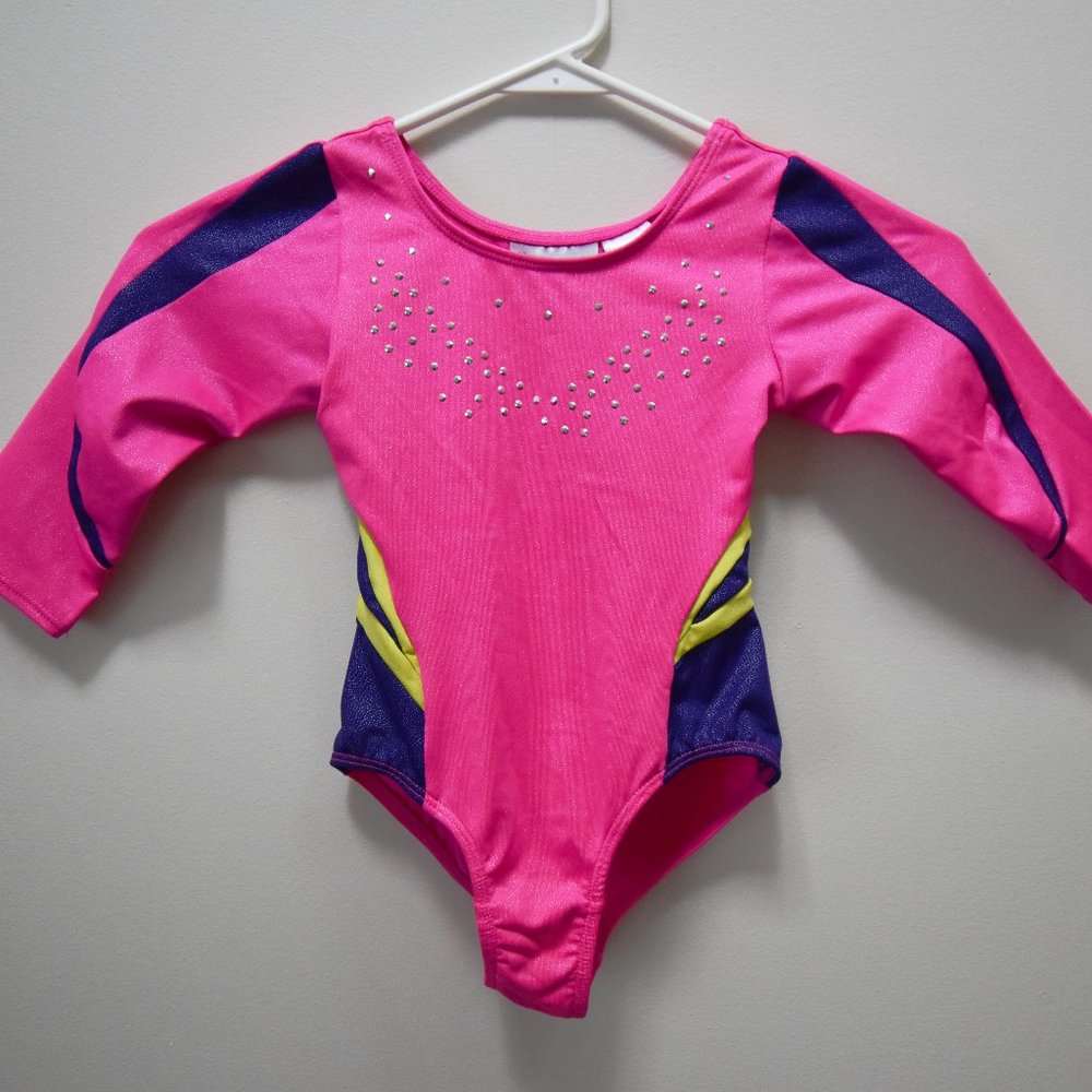 Pink Girls Gymnastics Leotard